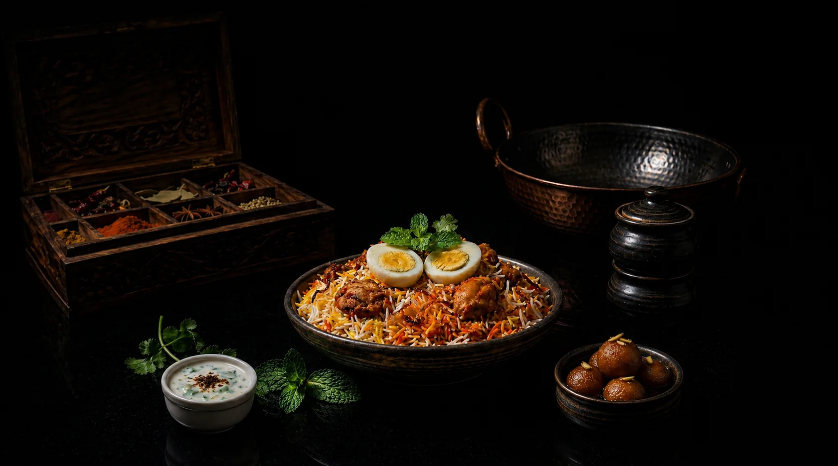 House of Biryanis & Kebabs signature dish
